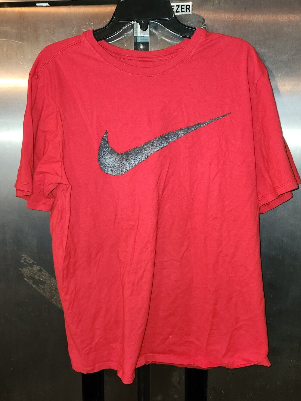 Nike The Nike Tee Athletic Cut Dri-FIT Mens XL Red Swoosh Logo T-Shirt